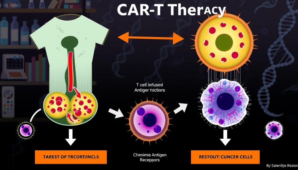 CAR-T療法運作原理圖