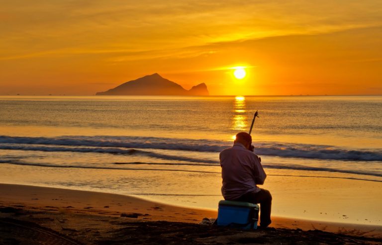 龜山島夕陽