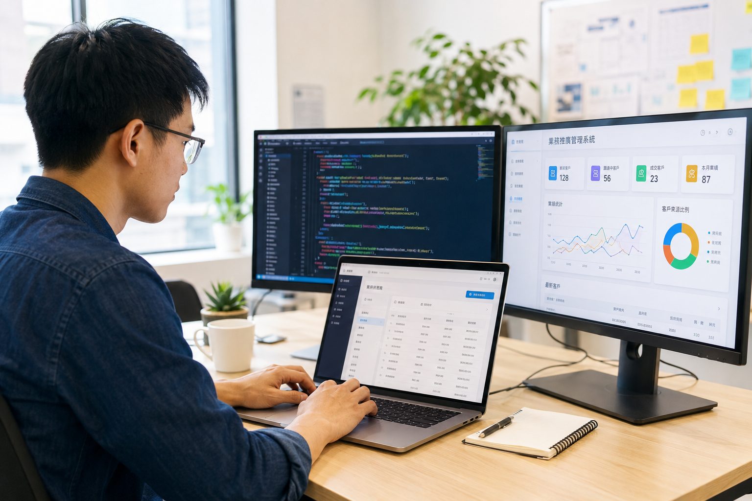 AI 寫程式可以做客製化系統嗎？從 AI 寫程式 App、GPT、Claude 到企業平台開發一次看懂