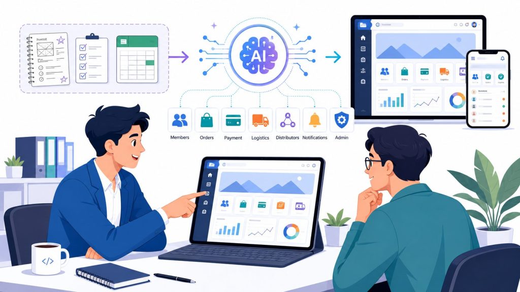 AI 寫程式免費工具很多，但公司真正需要的是快速做出客製化系統雛形