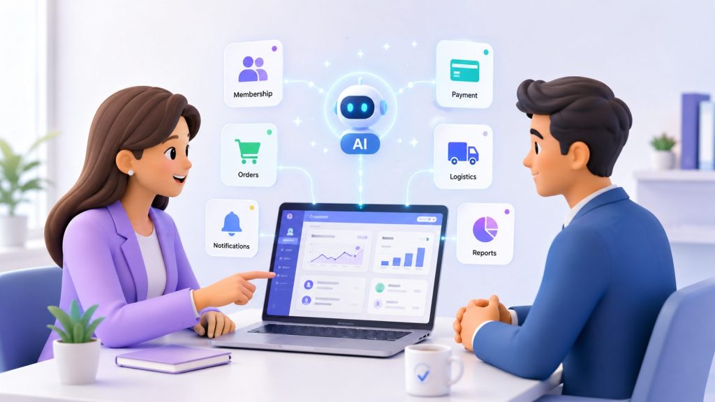 AI 寫程式免費工具很多，但真正能解決公司平台系統需求的是「客製化開發能力」
