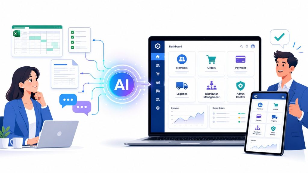 AI 寫程式免費工具很多，但真正能解決公司平台系統需求的是「客製化開發能力」