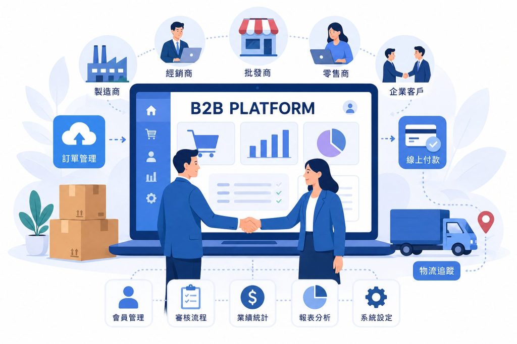 B2B 公司需要什麼客製化系統？用 AI 寫程式快速做出網站雛形，讓複雜平台更快開始