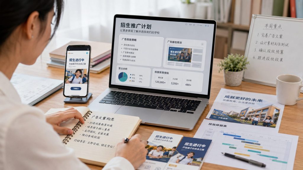 學校招生有效的廣告投放方式!招生廣告詞、招生廣告文案與招生廣告範例整理