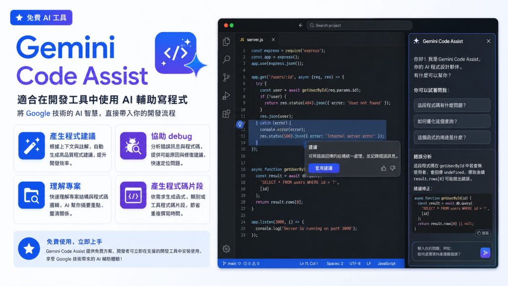 除了 ChatGPT,還有哪些免費 AI?