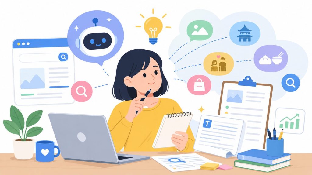 AI 寫文章免費工具怎麼選？從 AI 文章產生器到企業部落格流量經營完整解析