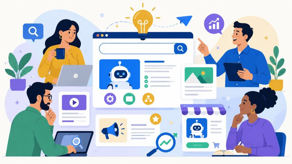 AI 自動化 SEO 行銷怎麼做？從內容流量到 AI 智能體客製化平台，幫企業把曝光變成訂單