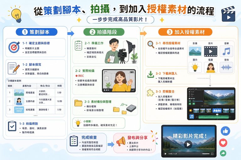 Video影片製作常見5大錯誤｜新手必學避免踩雷指南
