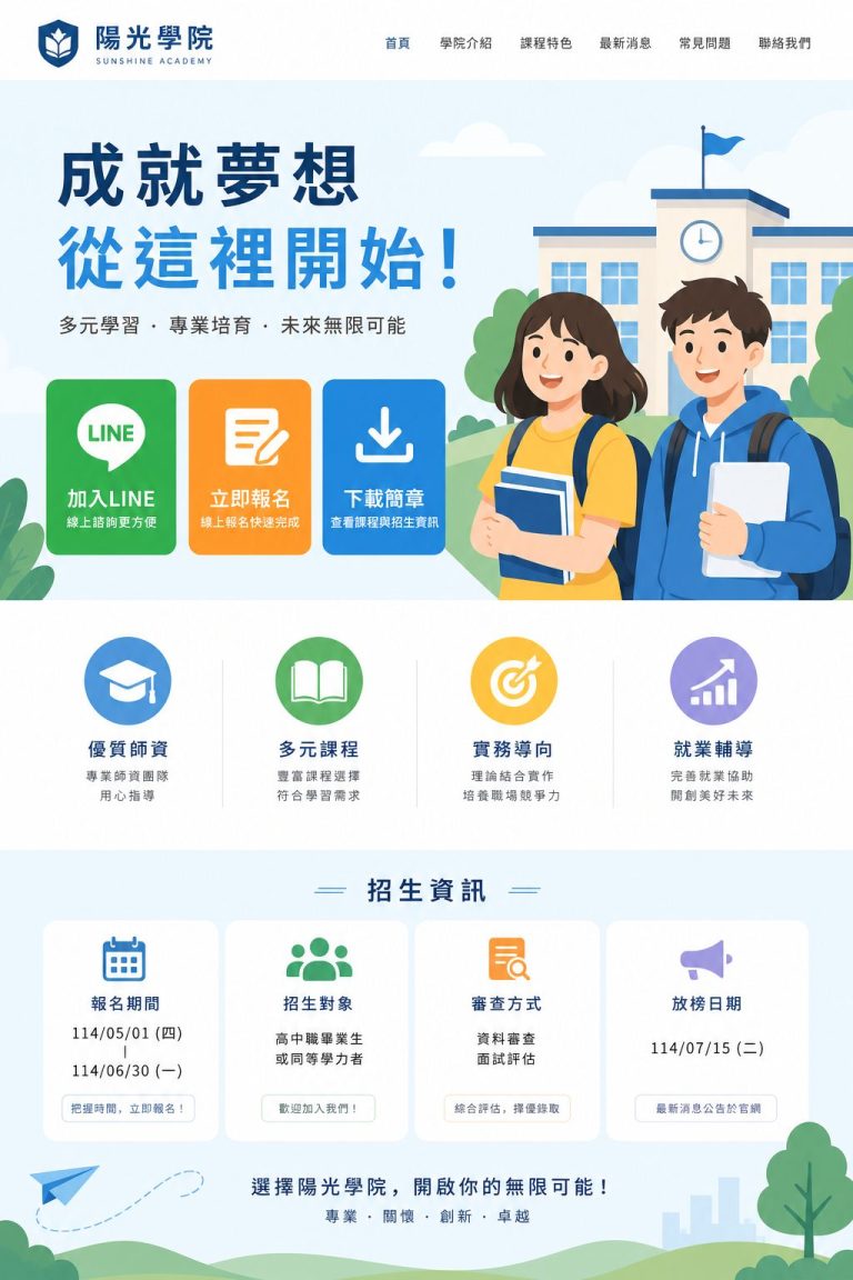 學校招生廣告導向首頁還是招生頁？避免5大常見錯誤提升招生成效