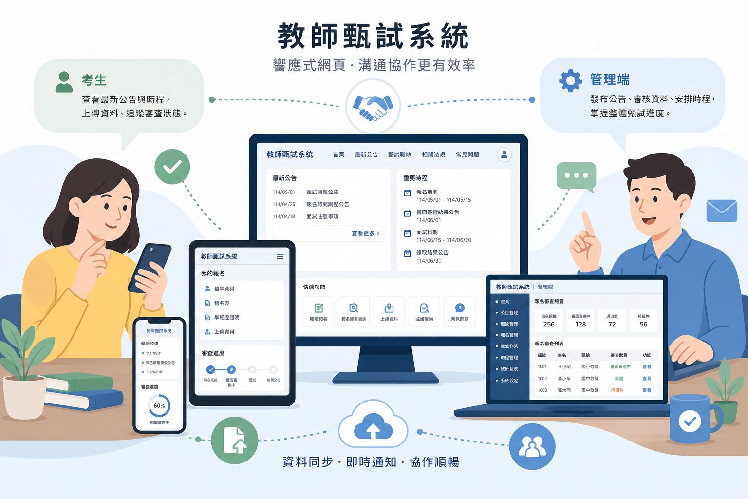 教師甄試系統響應式網頁不可忽視的3大設計錯誤,考生與管理端必看!