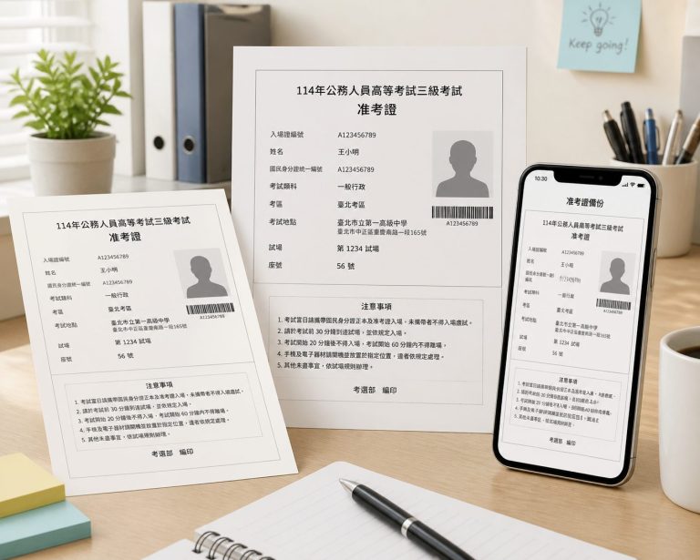 教師甄試准考證下載常見錯誤：3個步驟讓你避免無法列印的困擾