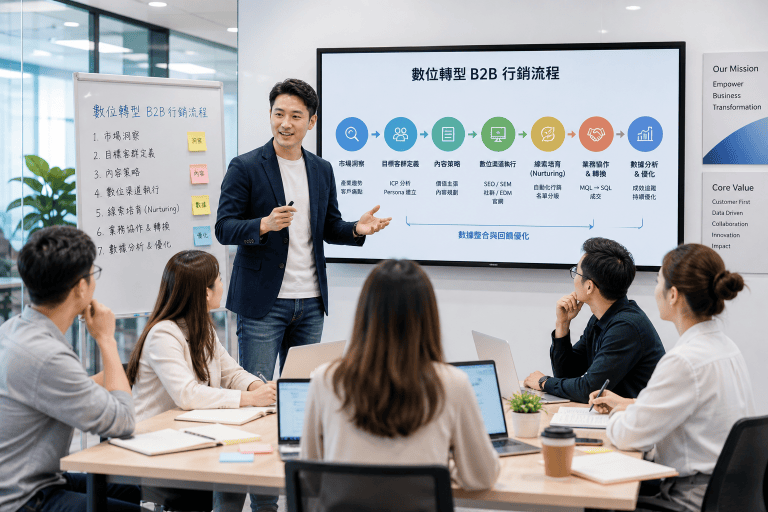 傳統產業如何做 B2B 行銷？避開5大常見錯誤有效提升詢單率