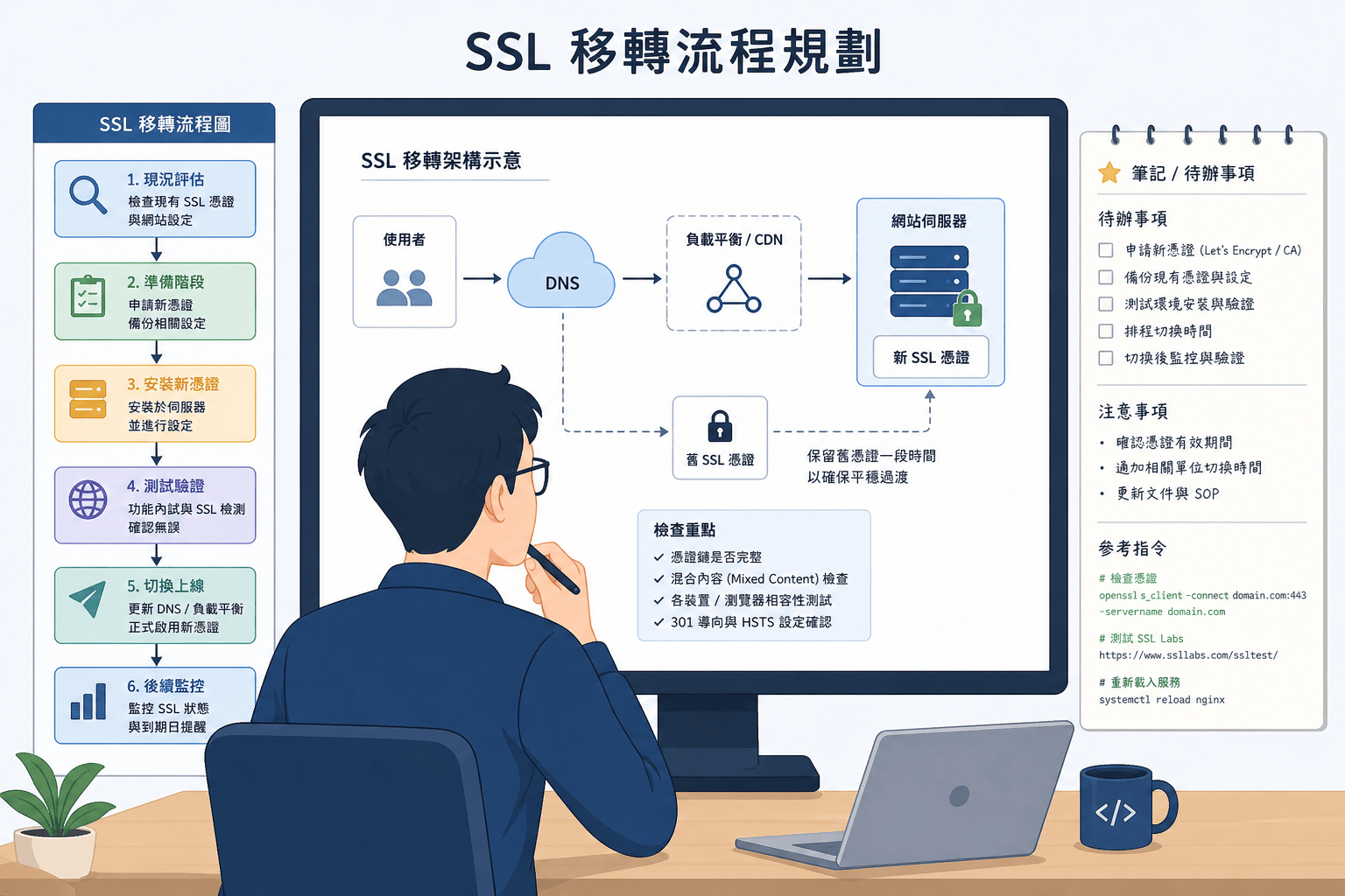 網站移轉 SSL 憑證常見5大錯誤|新手必看避免憑證失效風險
