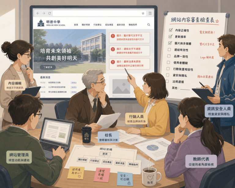 學校網站無障礙8大常見錯誤｜2025校方必須避免的設計與維護陷阱
