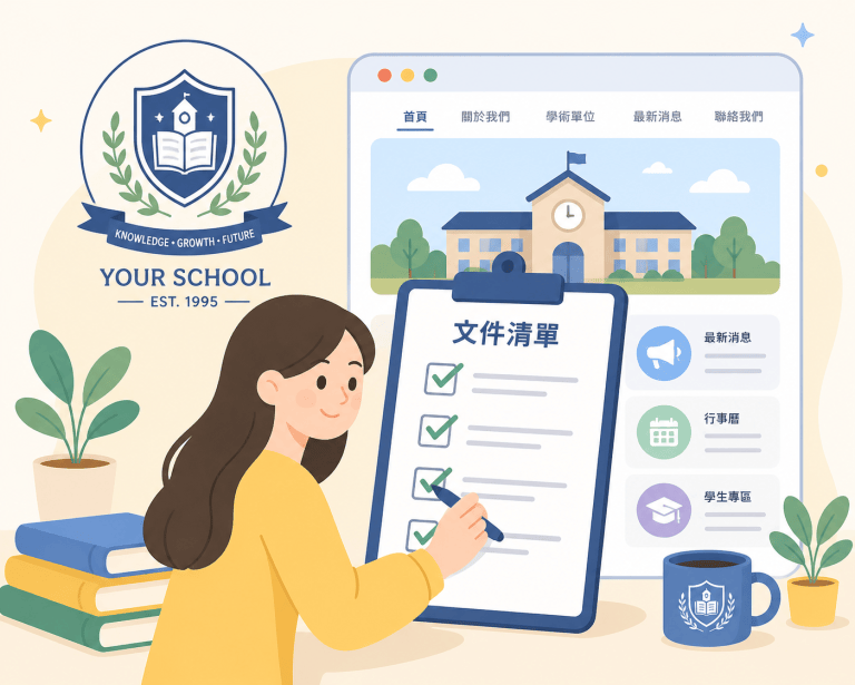 學校網站驗收項目：5大常見錯誤與避開方法全解析