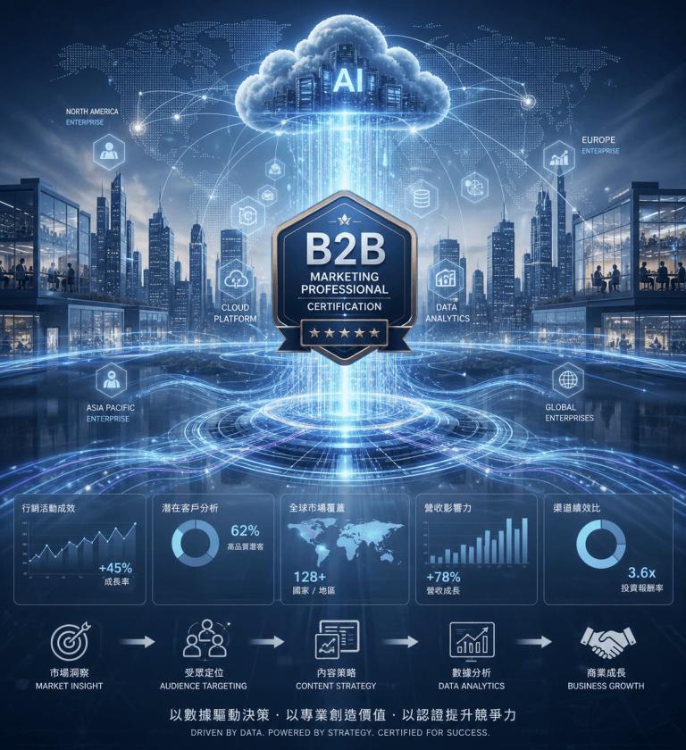 B2B 行銷證照必考指南：2025年企業主絕不能忽略的5大職場優勢