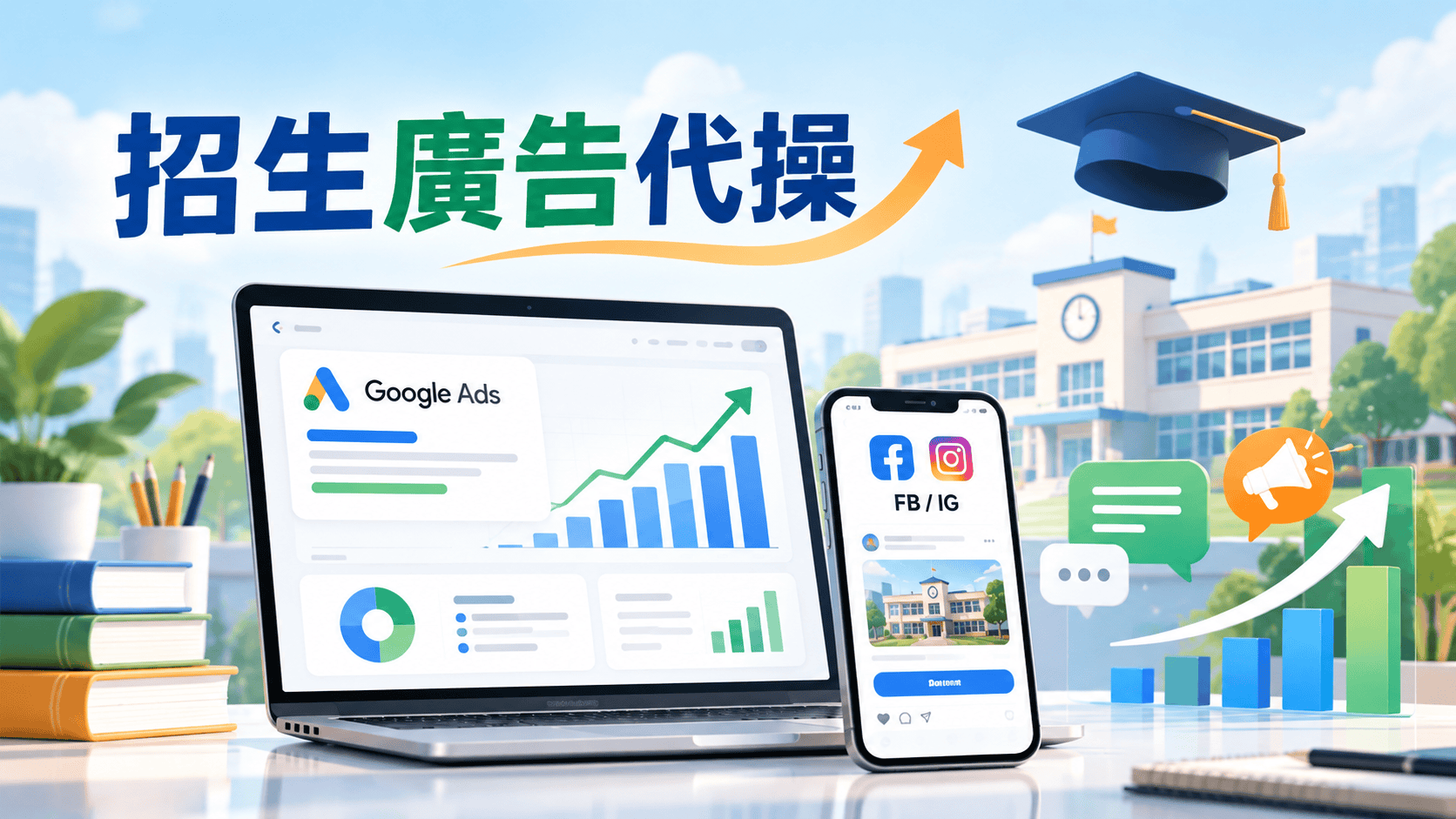 2026 補習班、學校招生廣告代操費用完整指南|Google Ads、FB/IG 投放、行銷公司推薦與外包比較