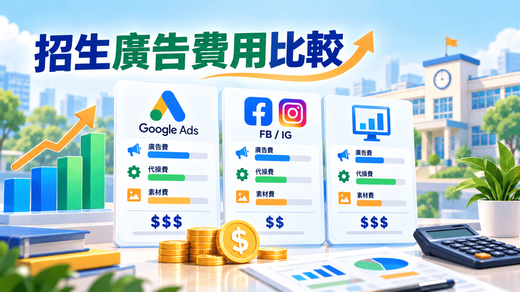 2026 補習班、學校招生廣告代操費用完整指南|Google Ads、FB/IG 投放、行銷公司推薦與外包比較