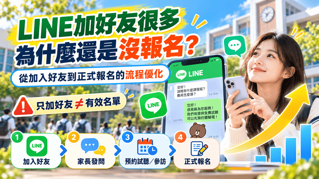 2026招生廣告有點擊卻沒人報名？學校、補習班 Google／FB 廣告轉換率低的10大原因與改善攻略