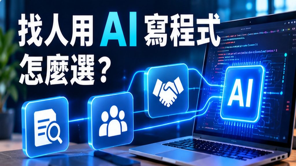 找人用AI寫程式 外包公司選擇