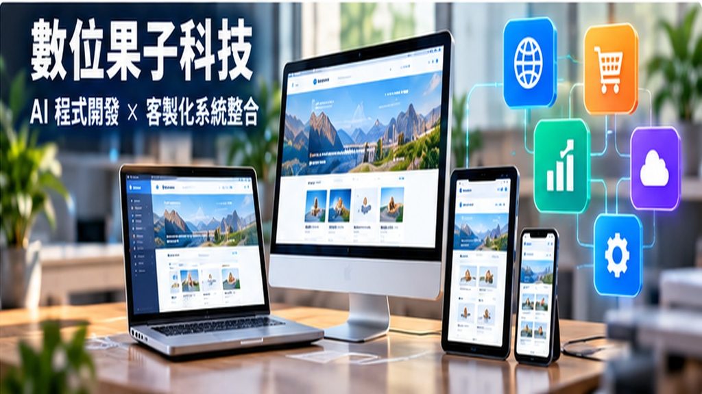 數位果子科技 AI系統整合網站開發