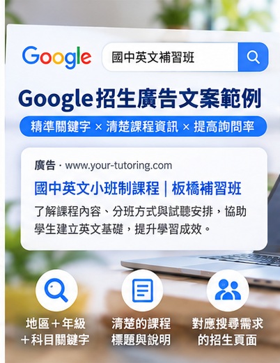02_Google招生廣告文案範例