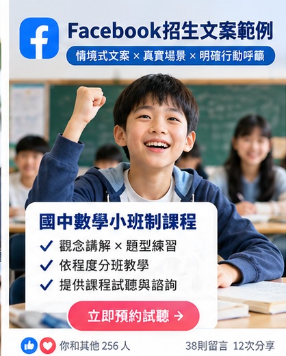 03_Facebook補習班招生文案