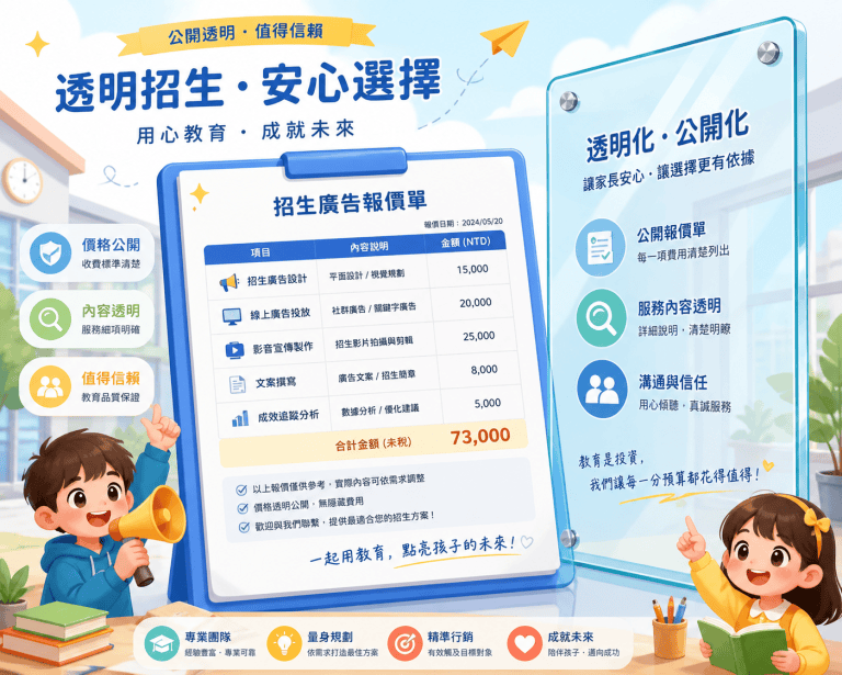 招生廣告報價怎麼抓才不被坑？5個常見誤區你一定要避開