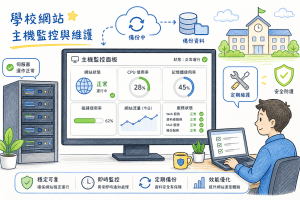 學校網站主機更換流程與資料備份要點