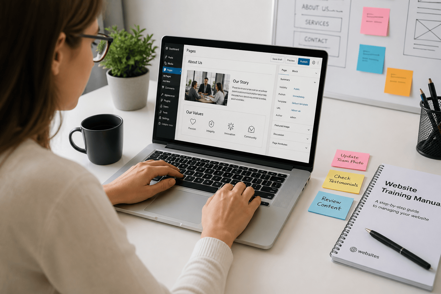 規劃 WordPress 網頁設計前需要考量的功能與佈局重點