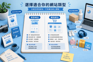一頁式網站與購物網站設計目標與功能比較，怎麼選才適合你的品牌？